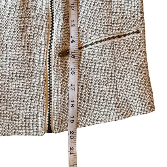 Banana Republic Textured Moto Jacket NWT Size 4 | $165 Retail - Picture 9 of 12